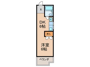 サンケイハイツの物件間取画像